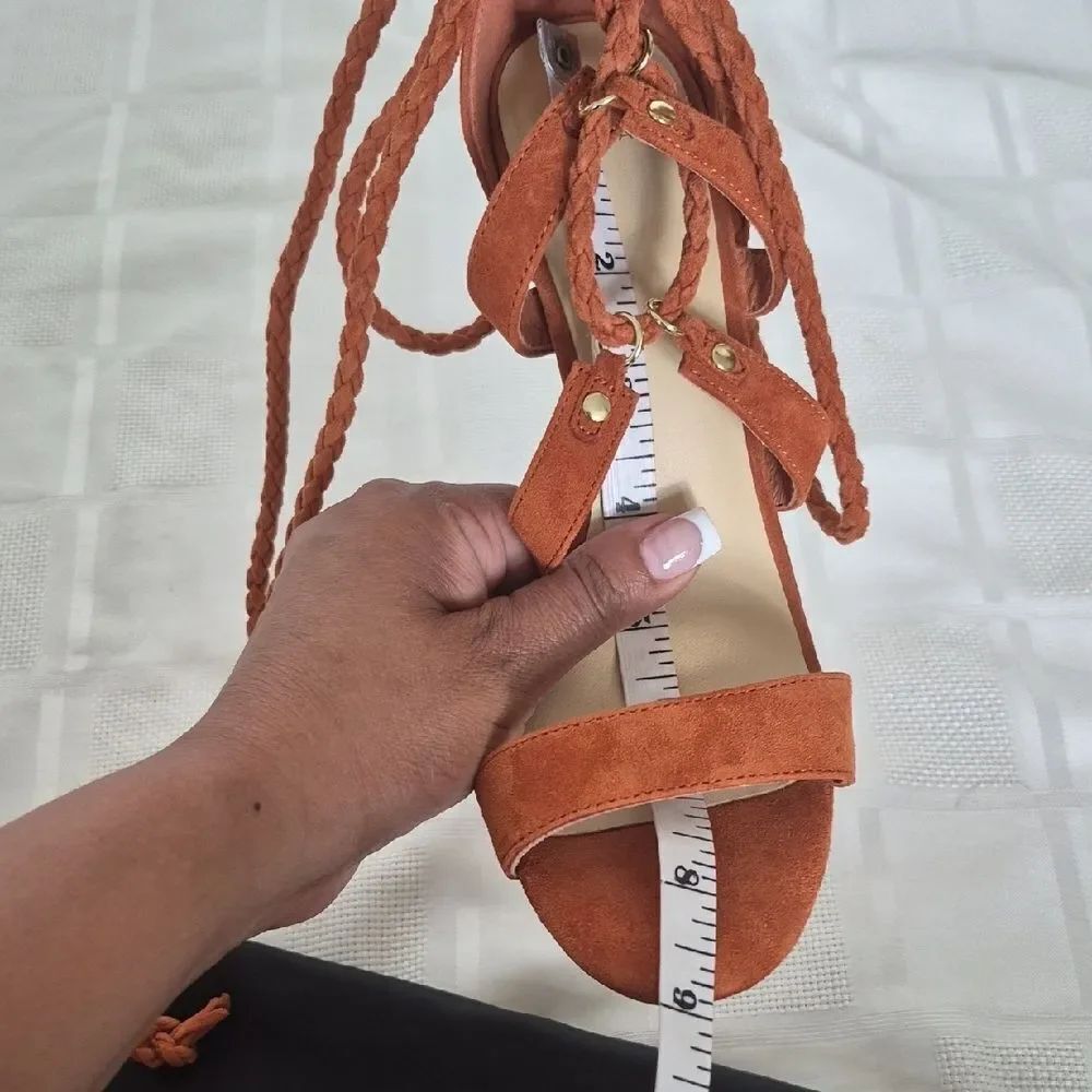Marciano Women's Rust Lace-Up Heels - Picture 8 of 16